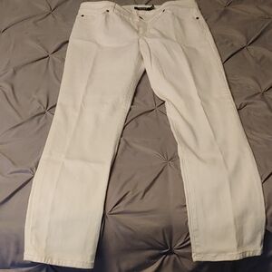 Ralph Lauren Women's White Straight Leg Jeans